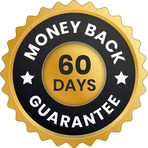Thermo Burn Pro 60 day money back guarantee badge