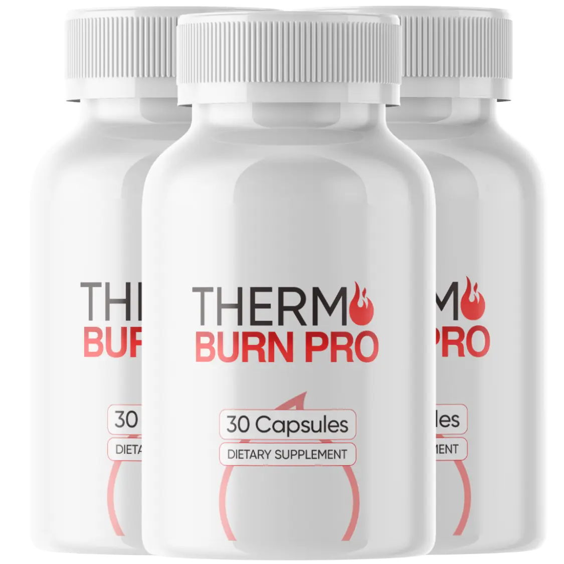Thermo Burn Pro fat burner supplement bottle with triple-BHB ketone formula